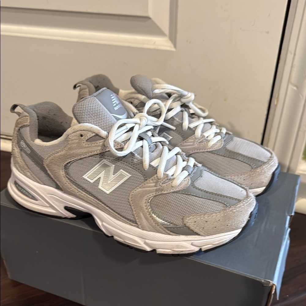 New Balance 550 Gray and White Women's Sneakers